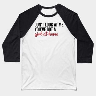 Girl At Home Lyrics Taylor Swift Baseball T-Shirt